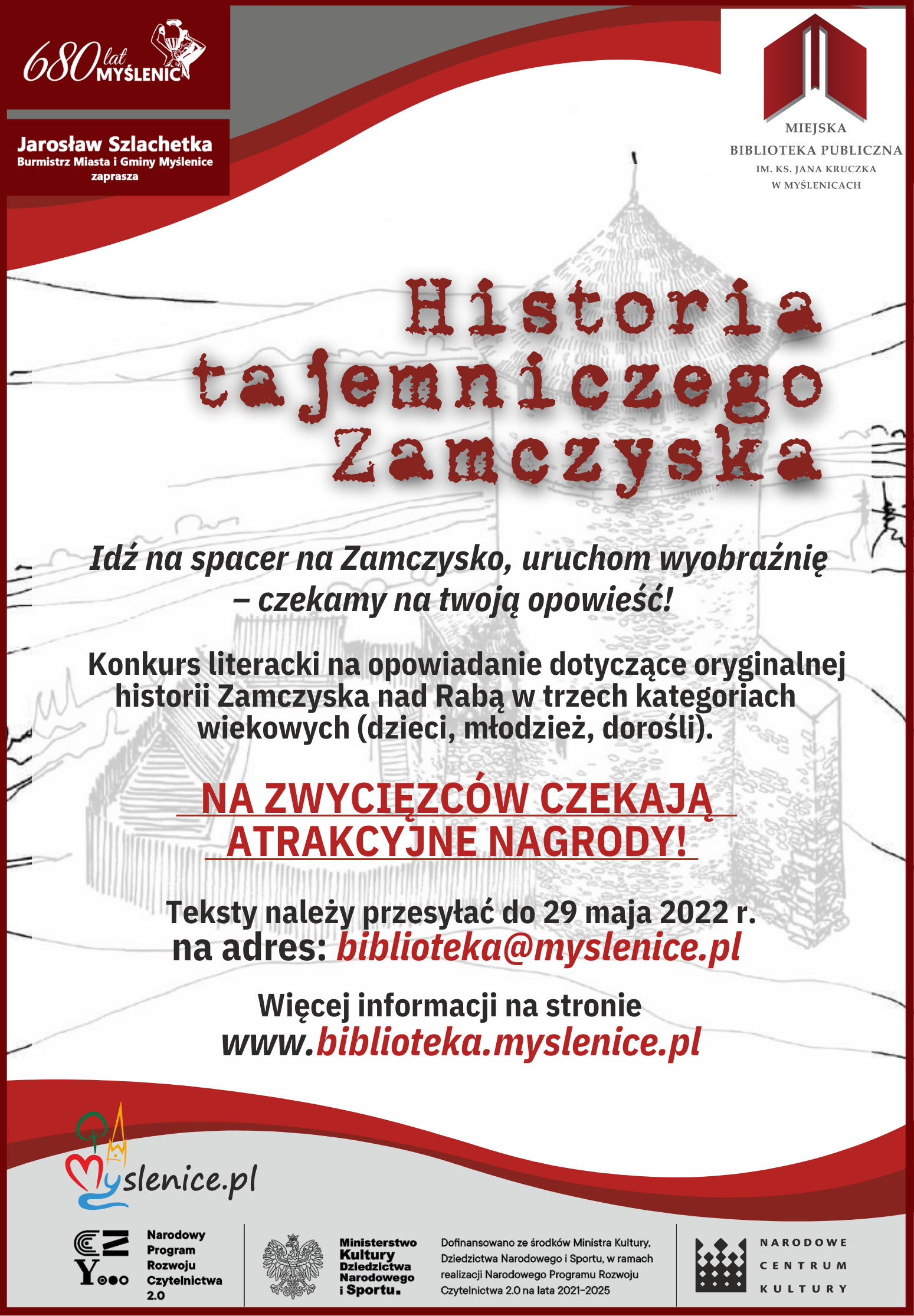 Konkurs  literacki “Historia tajemniczego Zamczyska”