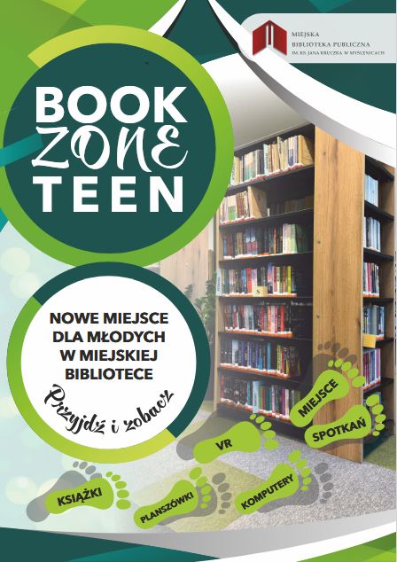 plakat promujący nowy dział bookzone teen